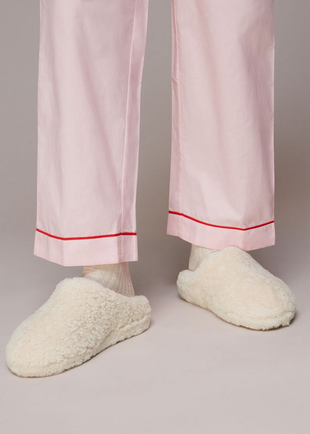 Whistles Anya Slippers White / Multicolor | US-56274PJRF