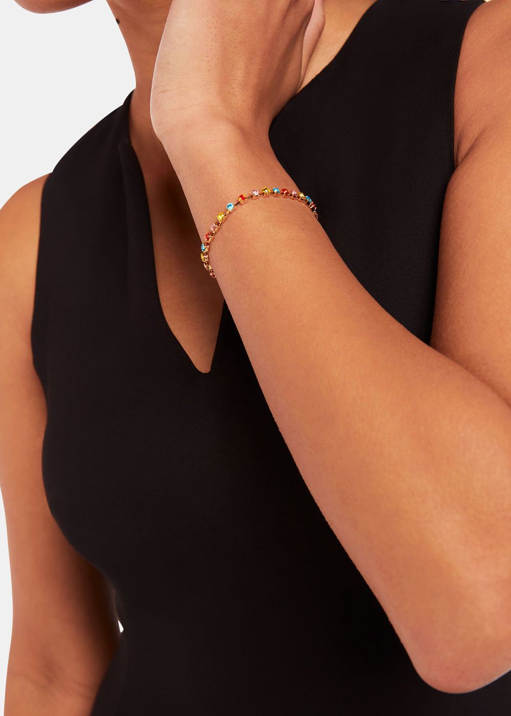 Whistles Gem Tennis Bracelet Multicolor | US-31702YOWR
