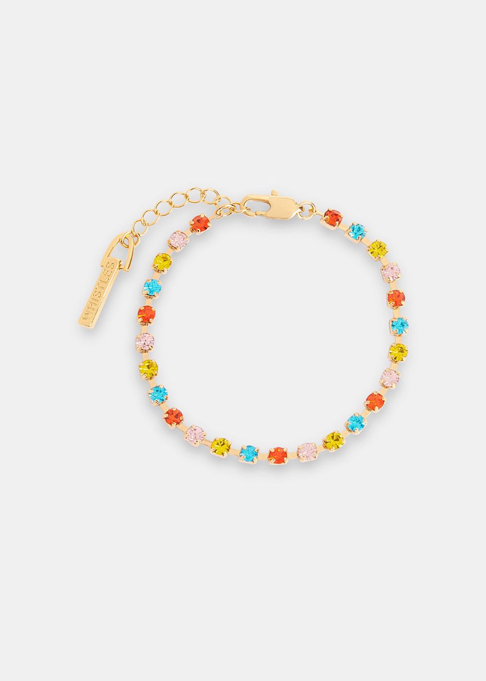 Whistles Gem Tennis Bracelet Multicolor | US-31702YOWR
