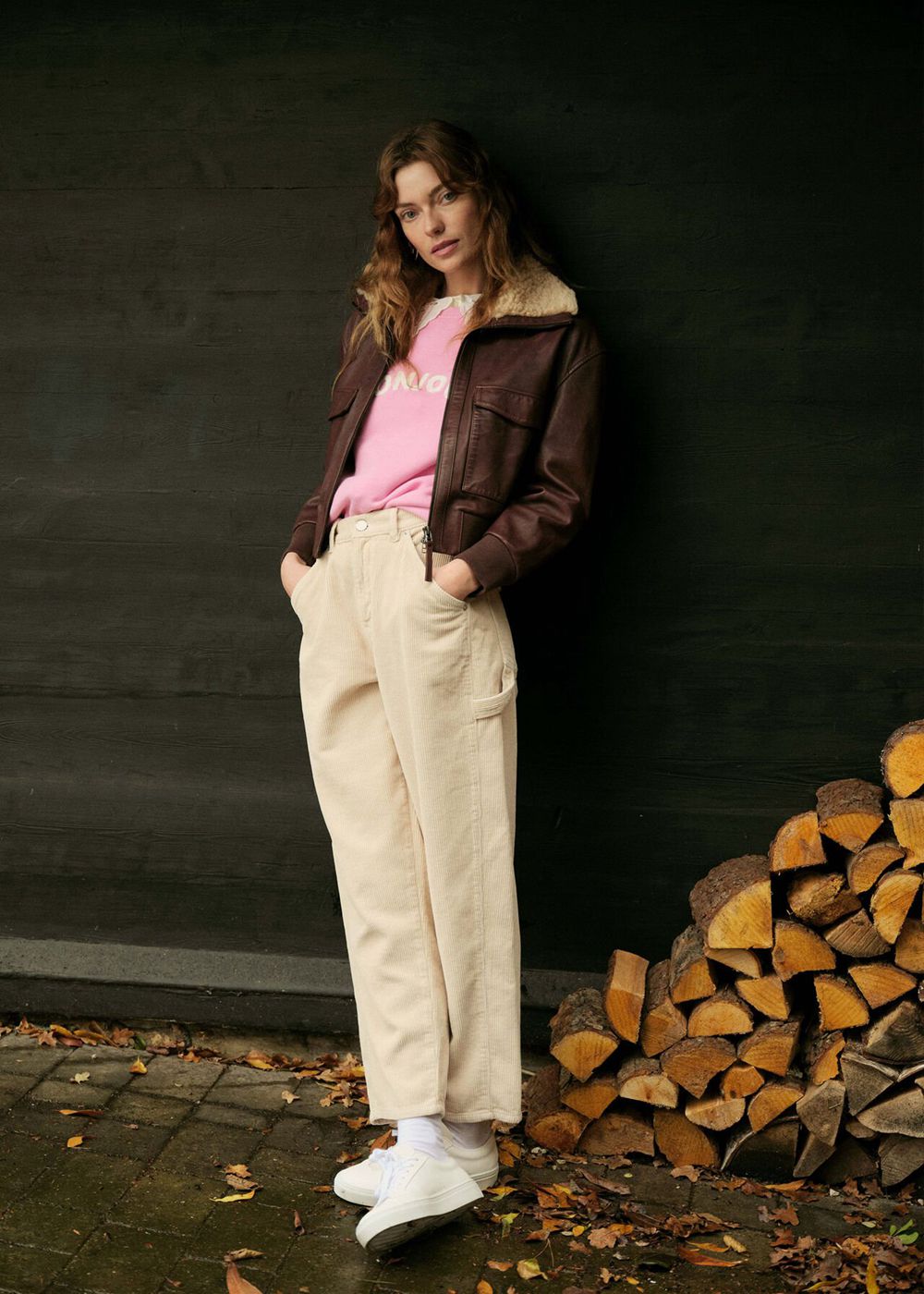 Whistles Utility Cord Cargo Jeans White | US-25096JDHI